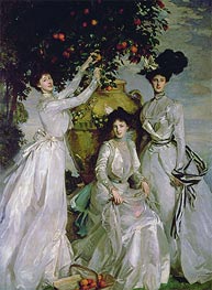 The Acheson Sisters, 1902 von Sargent | Leinwand Kunstdruck