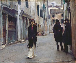 Sargent | Street in Venice | Giclée Canvas Print
