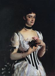 Mrs. Wilton Phipps, c.1884 von Sargent | Leinwand Kunstdruck