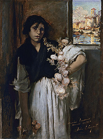 Venetian Onion Seller, 1882 | Sargent