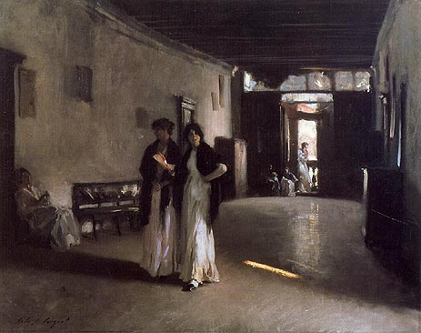 Venetian Interior, c.1880/82 | Sargent | Giclée Leinwand Kunstdruck