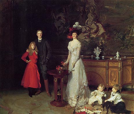 Sir George Sitwell, Lady Ida Sitwell and Family, 1900 | Sargent | Giclée Canvas Print