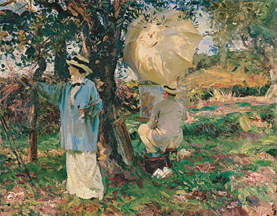 The Sketchers, 1914 | Sargent | Giclée Canvas Print