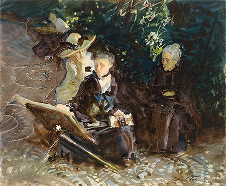 In the Generalife, 1912 | Sargent | Giclée Papier-Kunstdruck