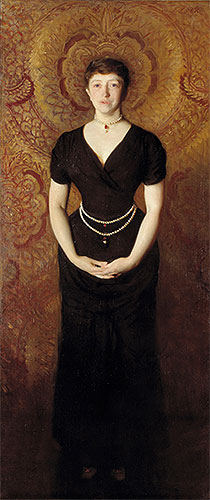 Portrait of Isabella Stewart Gardner, 1888 | Sargent | Giclée Leinwand Kunstdruck
