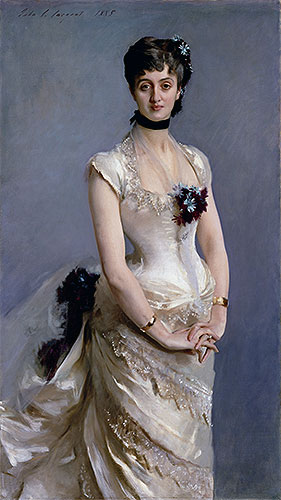 Madame Paul Poirson, 1885 | Sargent | Giclée Leinwand Kunstdruck