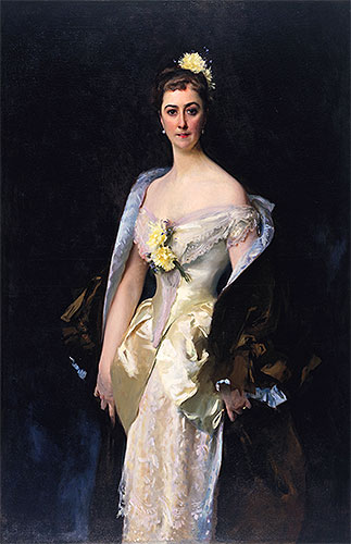 Caroline de Bassano, Marquise d'Espeuilles, 1884 | Sargent | Giclée Leinwand Kunstdruck