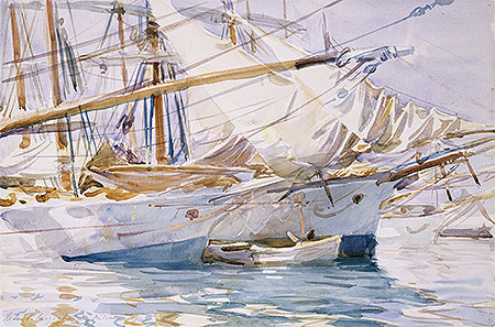 Sargent | Yachts at Anchor, Palma de Majorca, 1912 | Giclée Paper Print