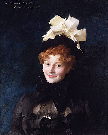 Madame Escudier, c.1883 | Sargent | Giclée Leinwand Kunstdruck