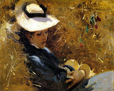 Resting, c.1875 | Sargent | Giclée Canvas Print
