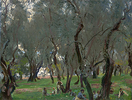 The Olive Grove, c.1910 | Sargent | Giclée Leinwand Kunstdruck