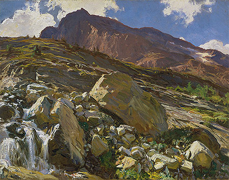 Simplon Pass, 1911 | Sargent | Giclée Leinwand Kunstdruck
