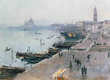Venice in Grey Weather, n.d. | Sargent | Giclée Leinwand Kunstdruck