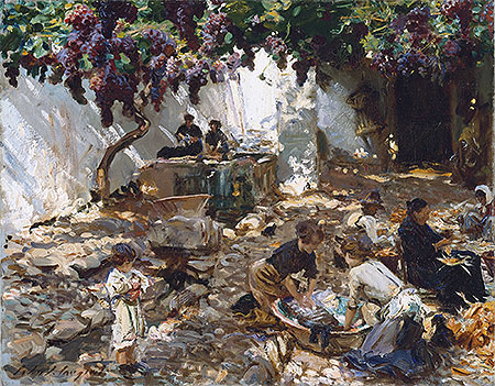 Women at Work, c.1910 | Sargent | Giclée Canvas Print