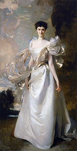 Daisy Leiter (Margaret Hyde, 19th Countess of Suffolk), 1898 | Sargent | Giclée Leinwand Kunstdruck