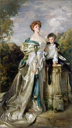Lady Warwick and her Son, 1905 | Sargent | Giclée Leinwand Kunstdruck