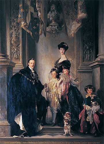 The 9th Duke and Duchess of Marlborough and their Two Sons, 1905 | Sargent | Giclée Canvas Print