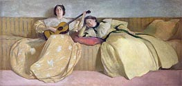 John White Alexander | Panel for Music Room, 1894 | Giclée Canvas Print