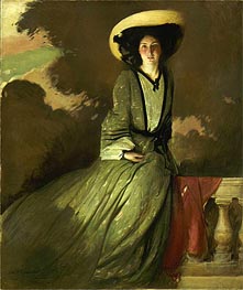 Portrait of Mrs. John White Alexander | John White Alexander | Painting Reproduction