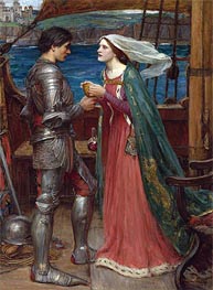 Waterhouse | Tristan and Isolde with the Potion, 1916 | Giclée Canvas Print