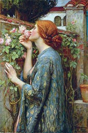 The Soul of the Rose, 1908 von Waterhouse | Leinwand Kunstdruck