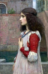 Juliet, 1909 von Waterhouse | Leinwand Kunstdruck
