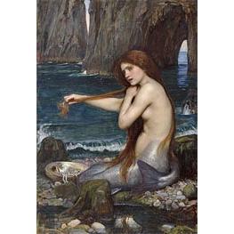 A Mermaid - Waterhouse