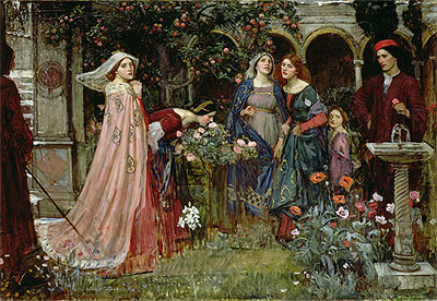 The Enchanted Garden, c.1916/17 | Waterhouse | Giclée Canvas Print