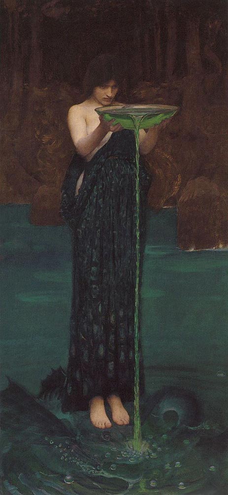 Circe Invidiosa, 1892 | Waterhouse | Giclée Leinwand Kunstdruck