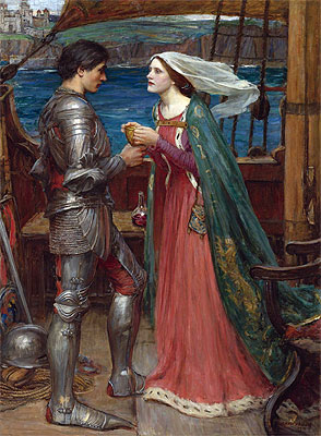 Tristan und Isolde mit dem Trank, 1916 | Waterhouse