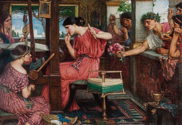 Penelope und die Freier, 1912 | Waterhouse