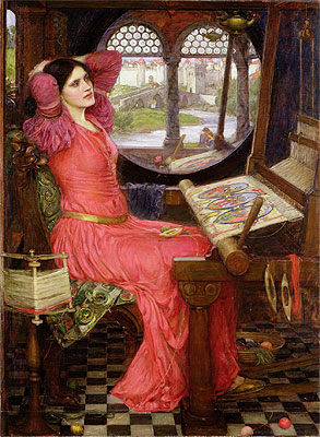 „Ich bin halb krank vor Schatten“, sagte die Dame von Shalott, 1916 | Waterhouse