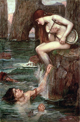 The Siren, 1900 | Waterhouse | Giclée Leinwand Kunstdruck
