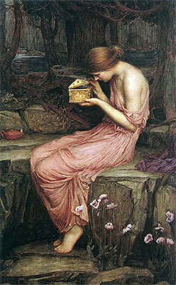 Psyche öffnet die goldene Schachtel, 1903 | Waterhouse