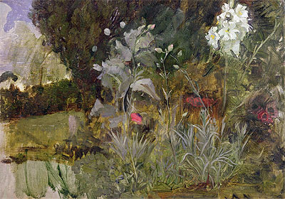 Flowers and Foliage, Undated | Waterhouse | Giclée Canvas Print