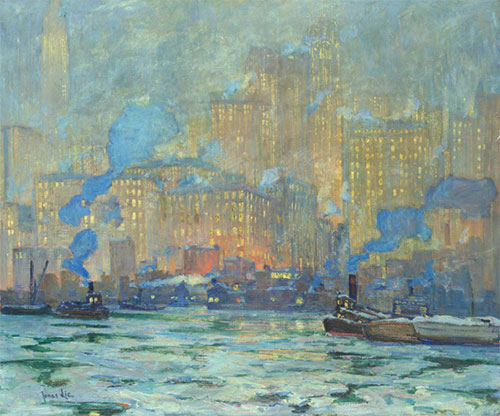 Afterglow, c.1913 | Jonas Lie | Giclée Canvas Print