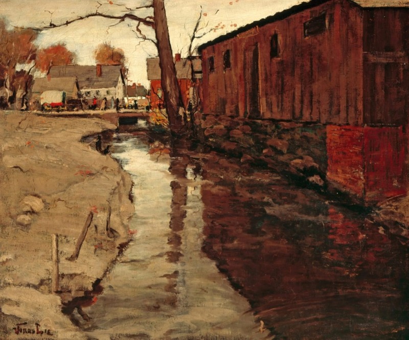 Mill-Race, 1903 | Jonas Lie | Giclée Canvas Print