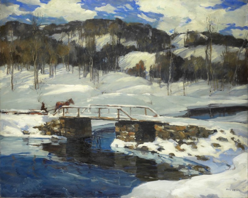 Logging Road, 1922 | Jonas Lie | Giclée Canvas Print
