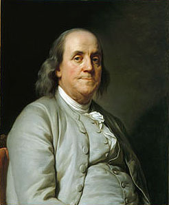 Joseph-Siffred Duplessis | Benjamin Franklin, c.1785 | Giclée Canvas Print