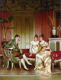 The Afternoon Visitor | Soulacroix | Painting Reproduction
