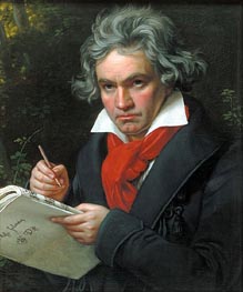 Joseph Karl Stieler | Portrait of Beethoven, 1820 | Giclée Canvas Print