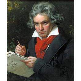 Portrait of Beethoven - Joseph Karl Stieler