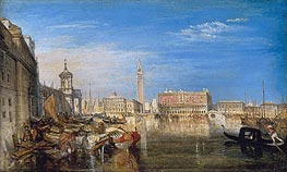 J. M. W. Turner | Bridge of Sighs, Ducal Palace and Custom House, Venice | Giclée Canvas Print