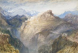 J. M. W. Turner | Fort of L'Essillon, Val de la Maurienne, France | Giclée Canvas Print