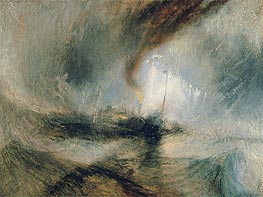J. M. W. Turner | Snow Storm - Steam-Boat off a Harbour's Mouth | Giclée Paper Print