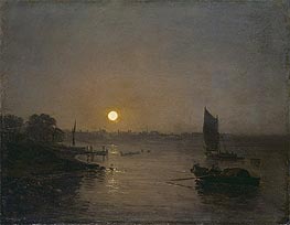 Moonlight (Study at Millbank) | J. M. W. Turner | Painting Reproduction