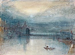 J. M. W. Turner | Lucerne by Moonlight | Giclée Canvas Print