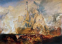 Battle of Trafalgar, 21 October 1805, c.1823/24 by J. M. W. Turner | Canvas Print