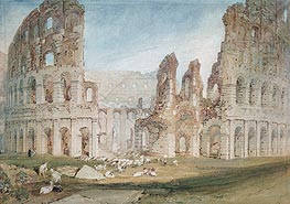 Colosseum in Rome, n.d. von J. M. W. Turner | Papier-Kunstdruck