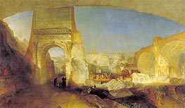 Forum Romanum, for Mr Soane's Museum, 1826 von J. M. W. Turner | Leinwand Kunstdruck